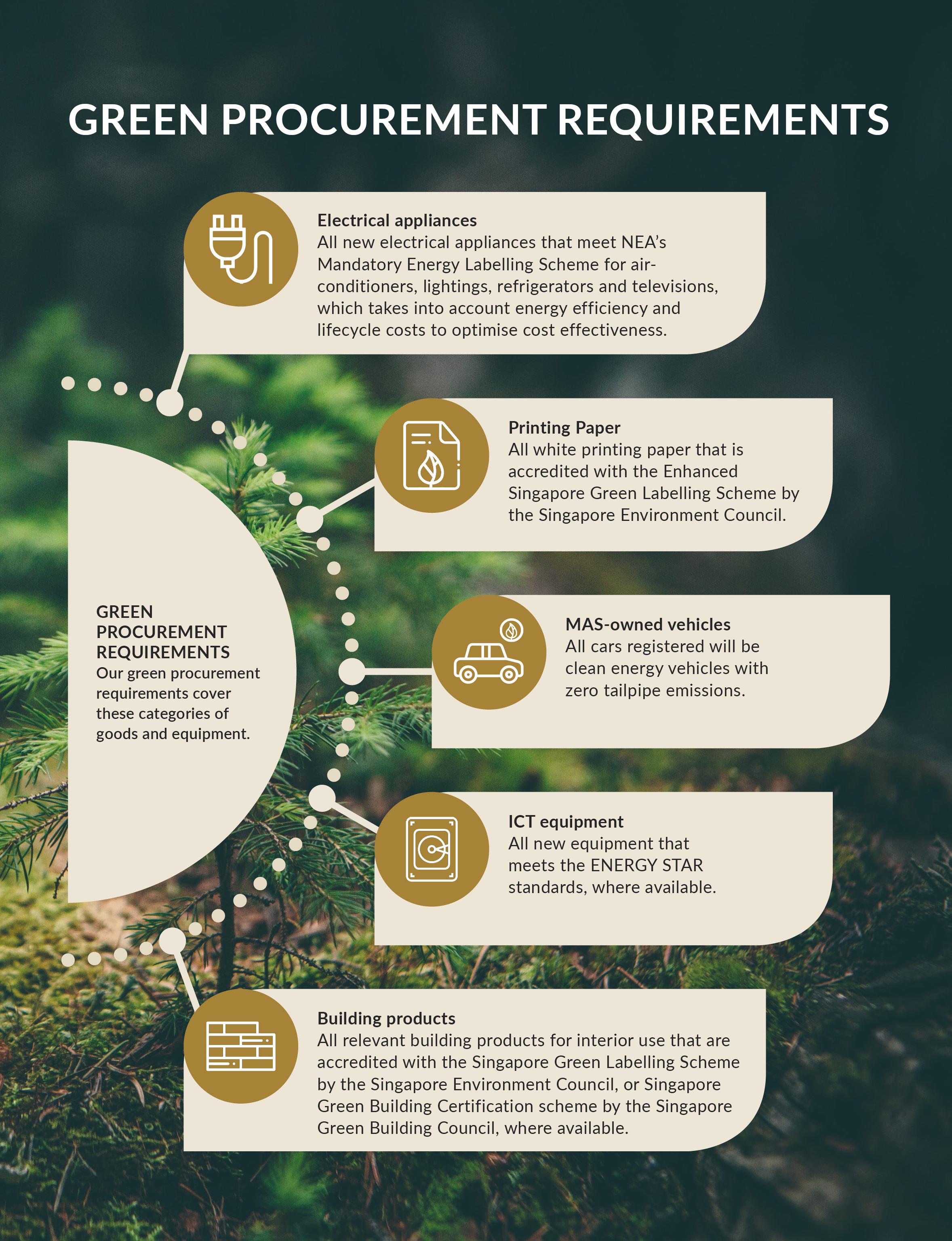 Green Procurement Requirements Infographic